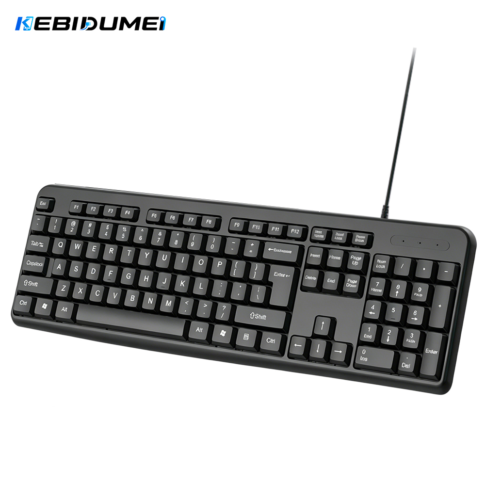 Keyboard Gaming Blue Switch - KEBIDUMEI USB-Tastatur mit Kabel, 104 Tasten,