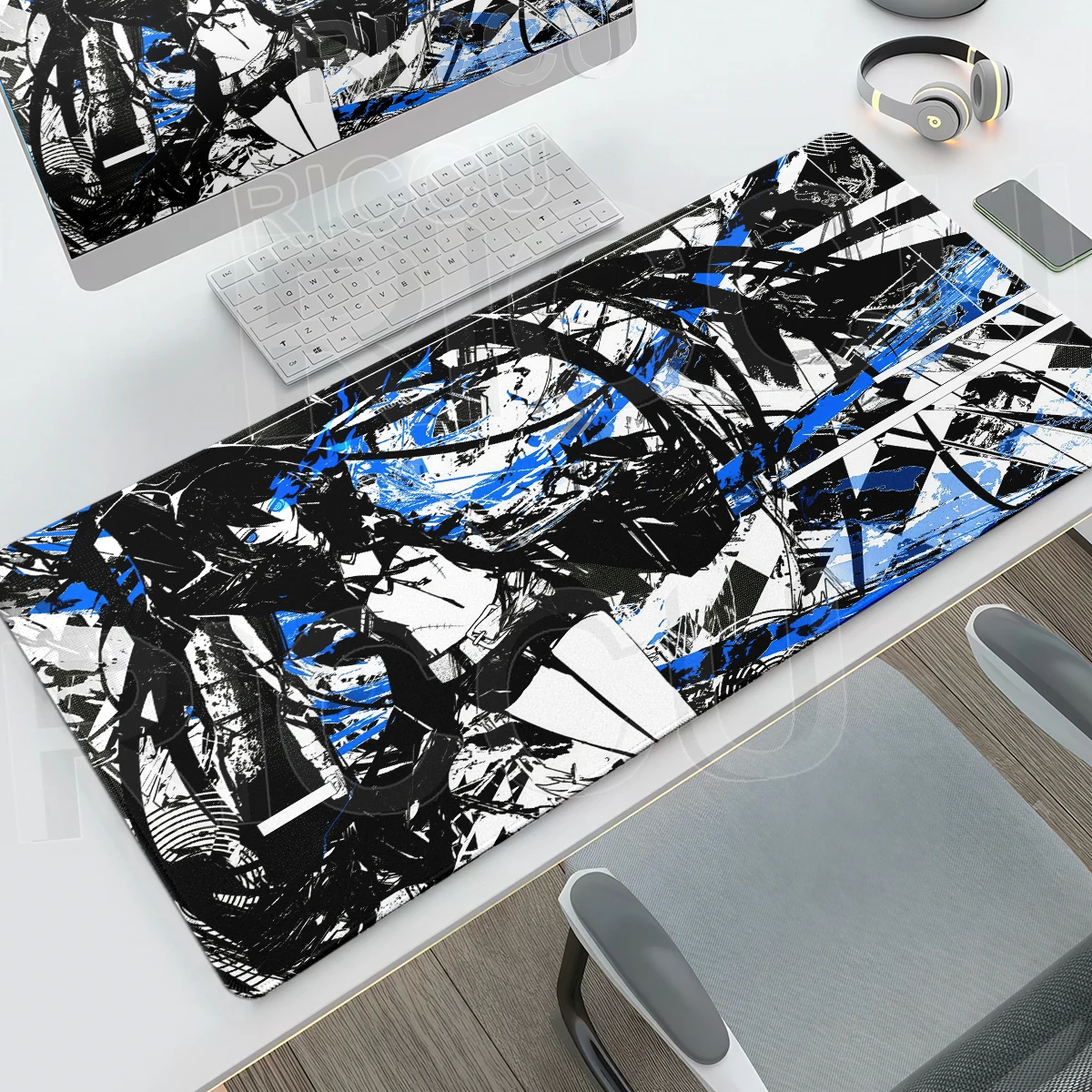Gaming Keyboard High Ground - Anime Cool Girl Black Rock Shooter