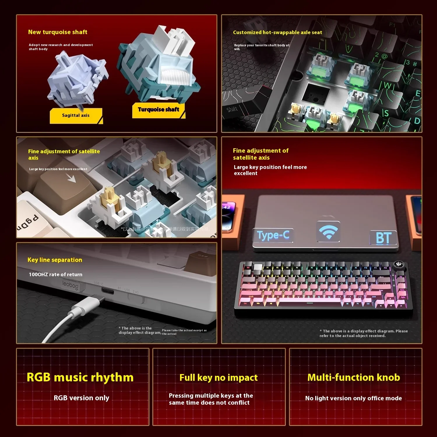 LEOBOG Hi75C Mechanische Tasta – Gaming Keyboard Hot Swappable Bewertung und Preis