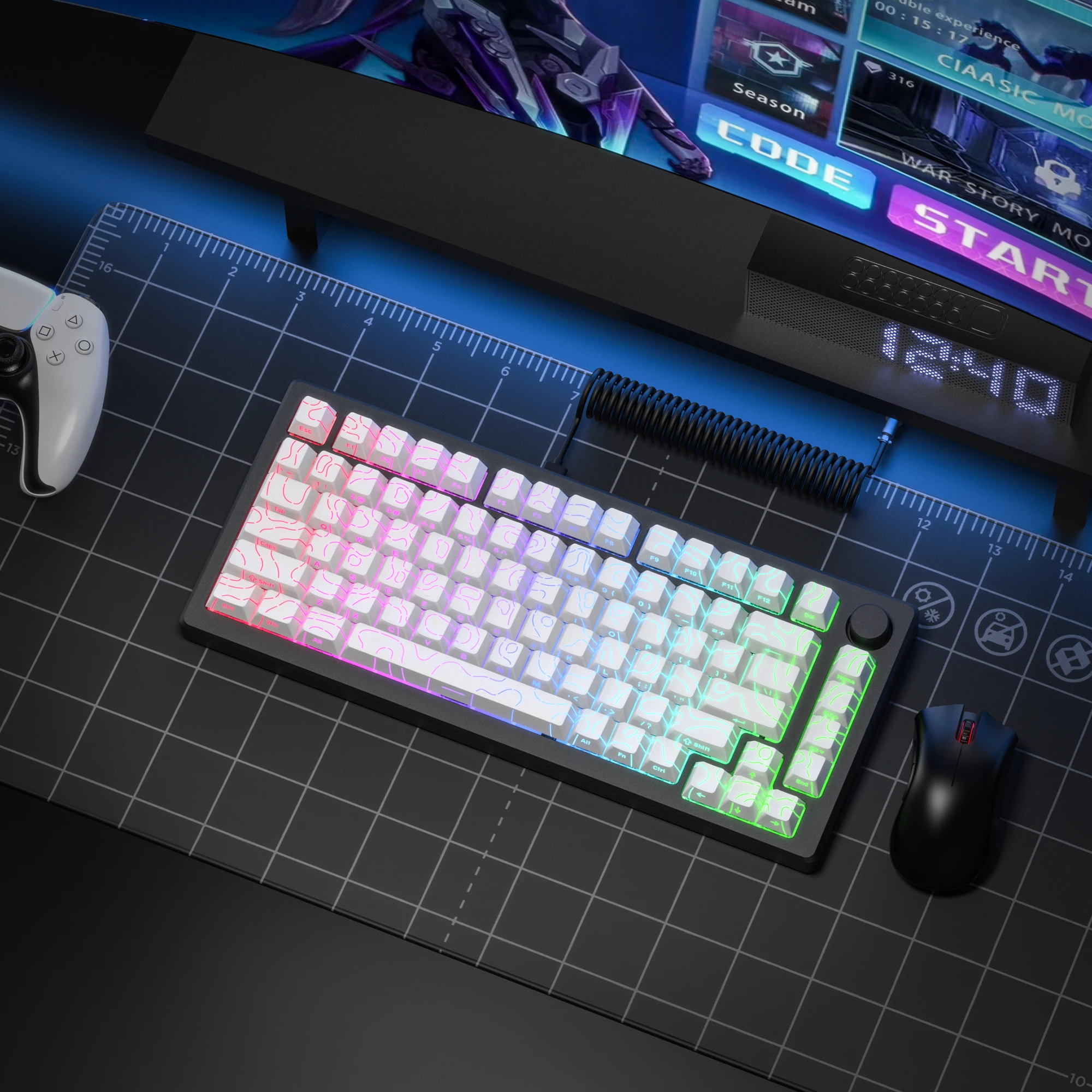 2026 Super New White Topograph – Gaming Keyboard 2026 Bewertung und Preis