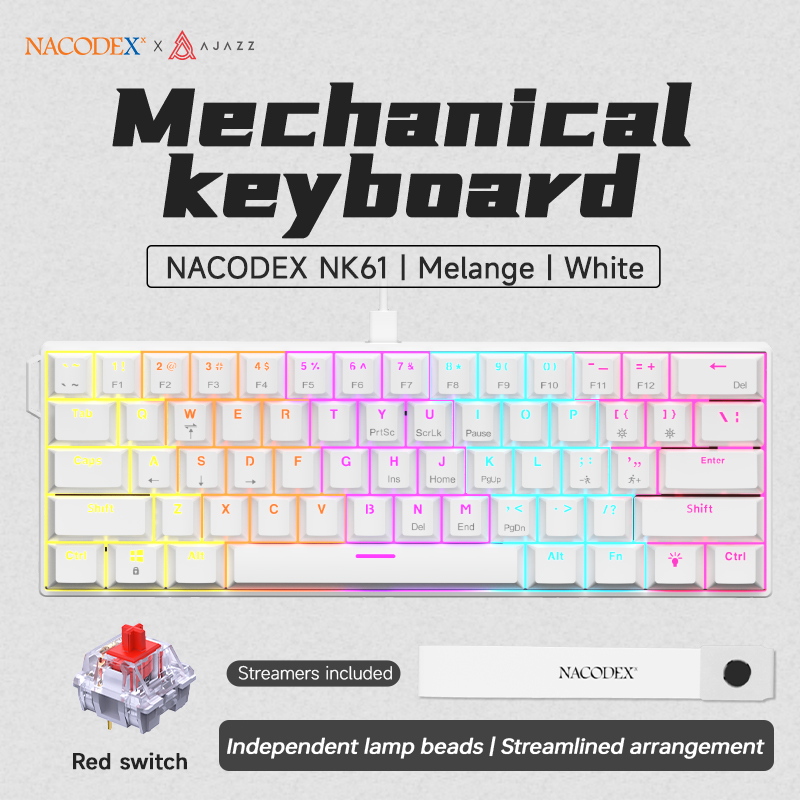 AJAZZ NK61 Kabelgebundene Mech – Keyboard Gaming Blue Switch Bewertung und Preis