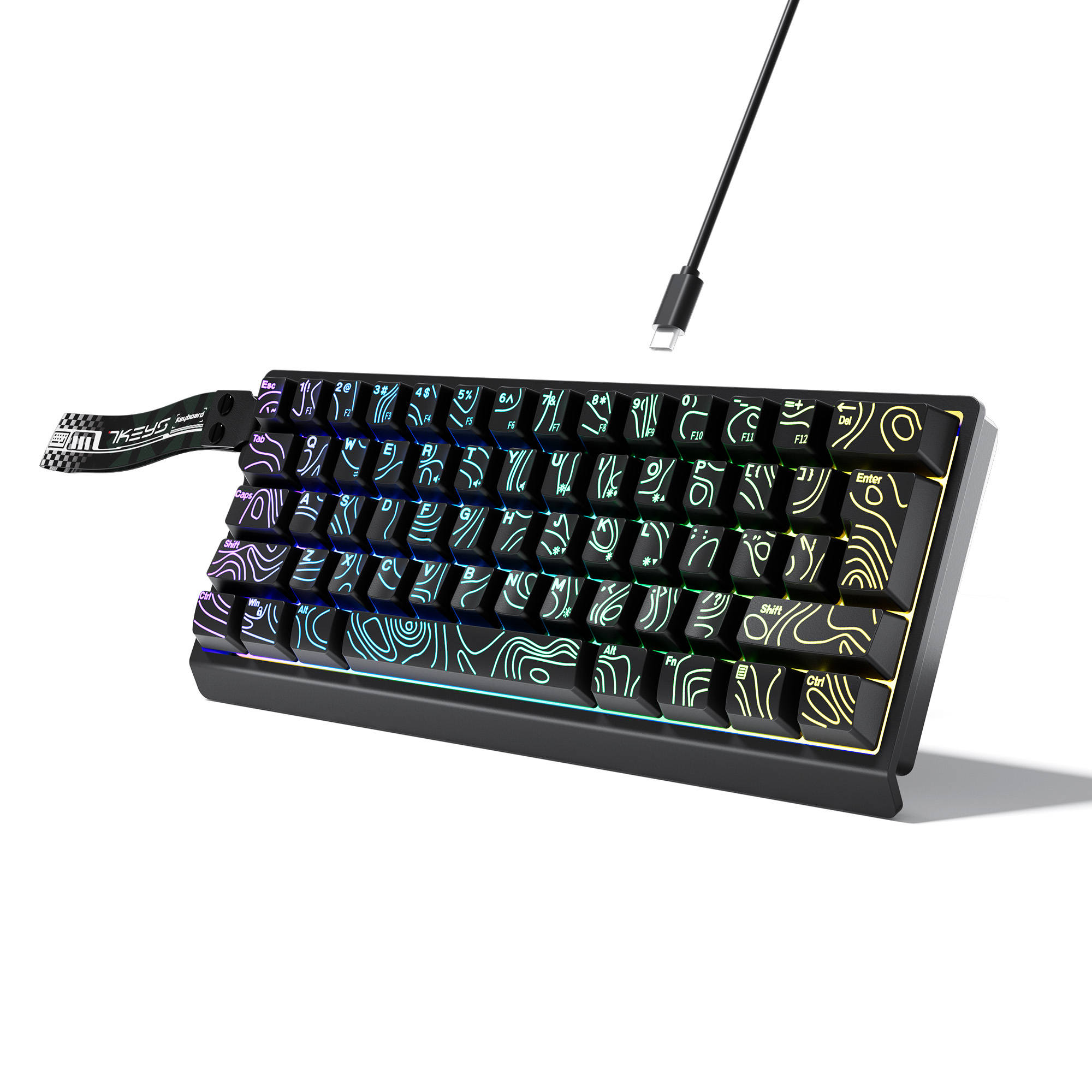 60% Kompakte Kabelgebundene Ta – Keyboard Gaming Blue Switch Bewertung und Preis