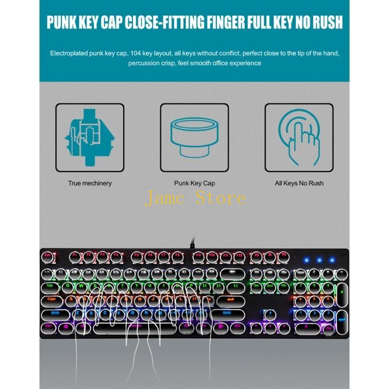 LX0B Mechanische Gaming-Tastat – Keyboard Gaming Blue Switch Bewertung und Preis